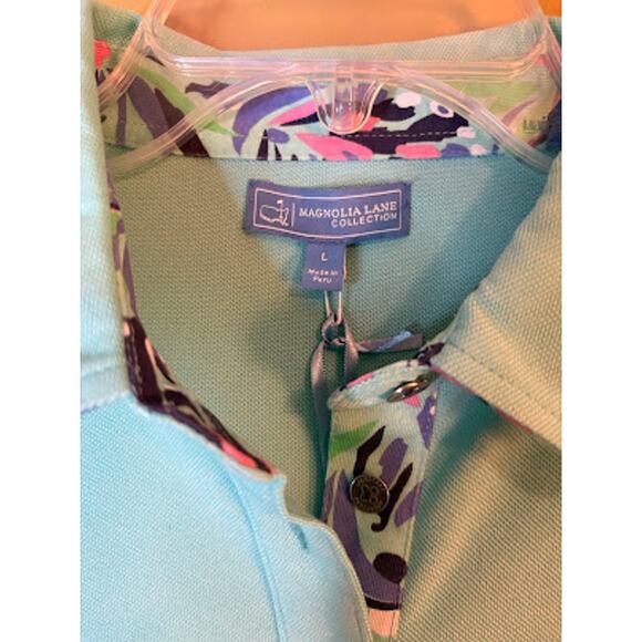 Master's Golf Magnolia Lane Collection Ladies xPolo Shirt Size Large NWT - Picture 3 of 4